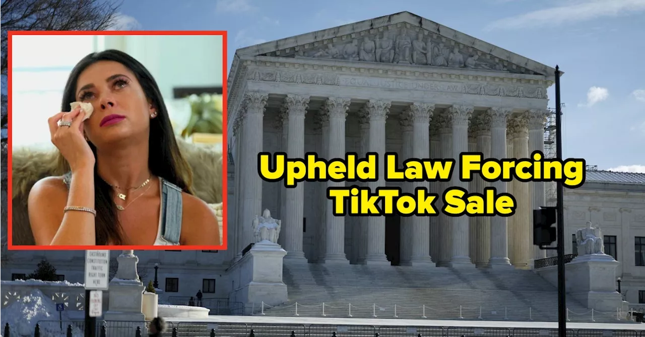 Supreme Court Upholds TikTok Divestiture Law, Avert Nationwide Ban