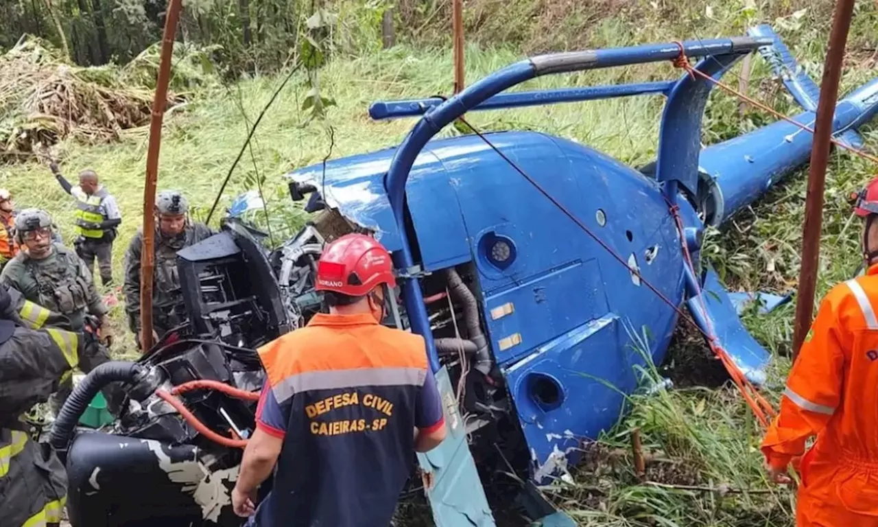 Menina de 12 anos sobrevive à queda de helicóptero em São Paulo, pais faleceram