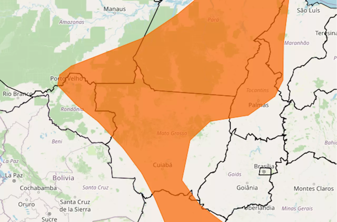 Chuvas deixam 16 cidades em estado de alerta em Mato Grosso