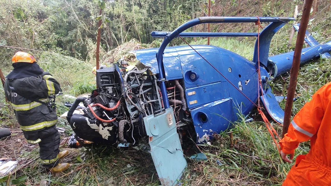 Filha do casal Feldman espera alta após queda de helicóptero em Caieiras