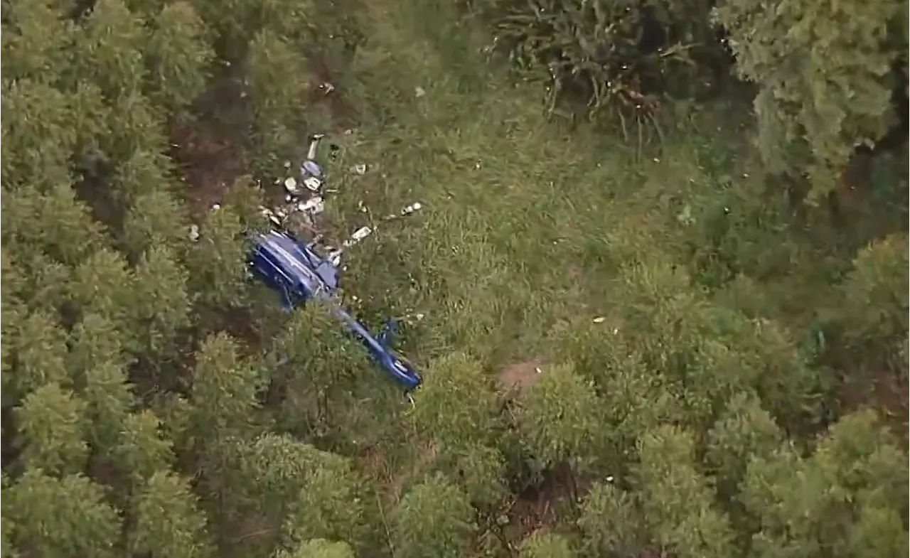 Helicóptero com Quatro Passageiros Cai em Caieiras, SP; Dois Morrem