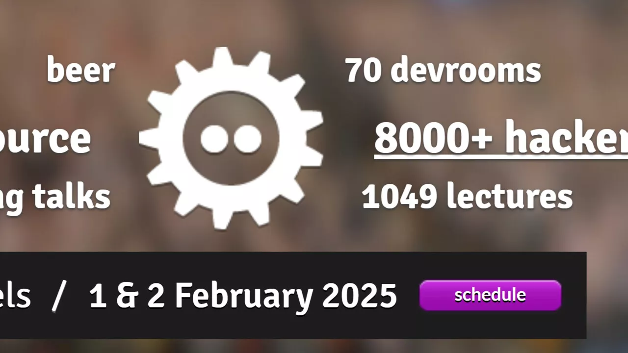 FOSDEM 2025: Entwicklerkonferenz startet am 1. Februar