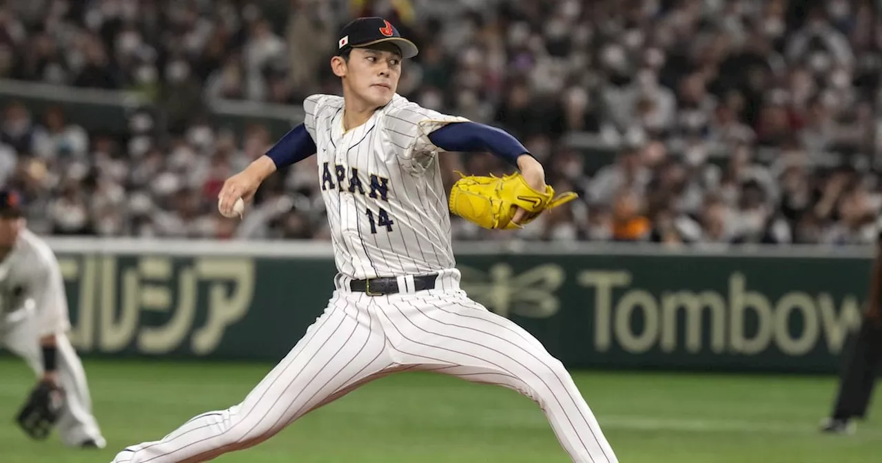 Prized Japanese pitcher Roki Sasaki says he intends to sign with Los Angeles Dodgers