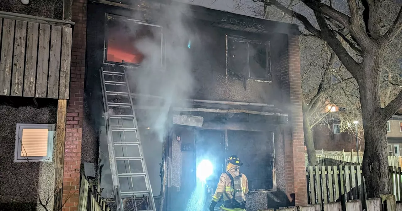 Three Displaced After Townhome Fire in Lowertown