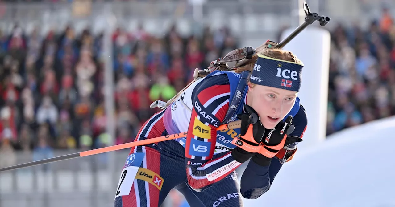 Norsk 2.-plass på stafetten i Ruhpolding – sterk laginnsats fra skiskytterkvinnene