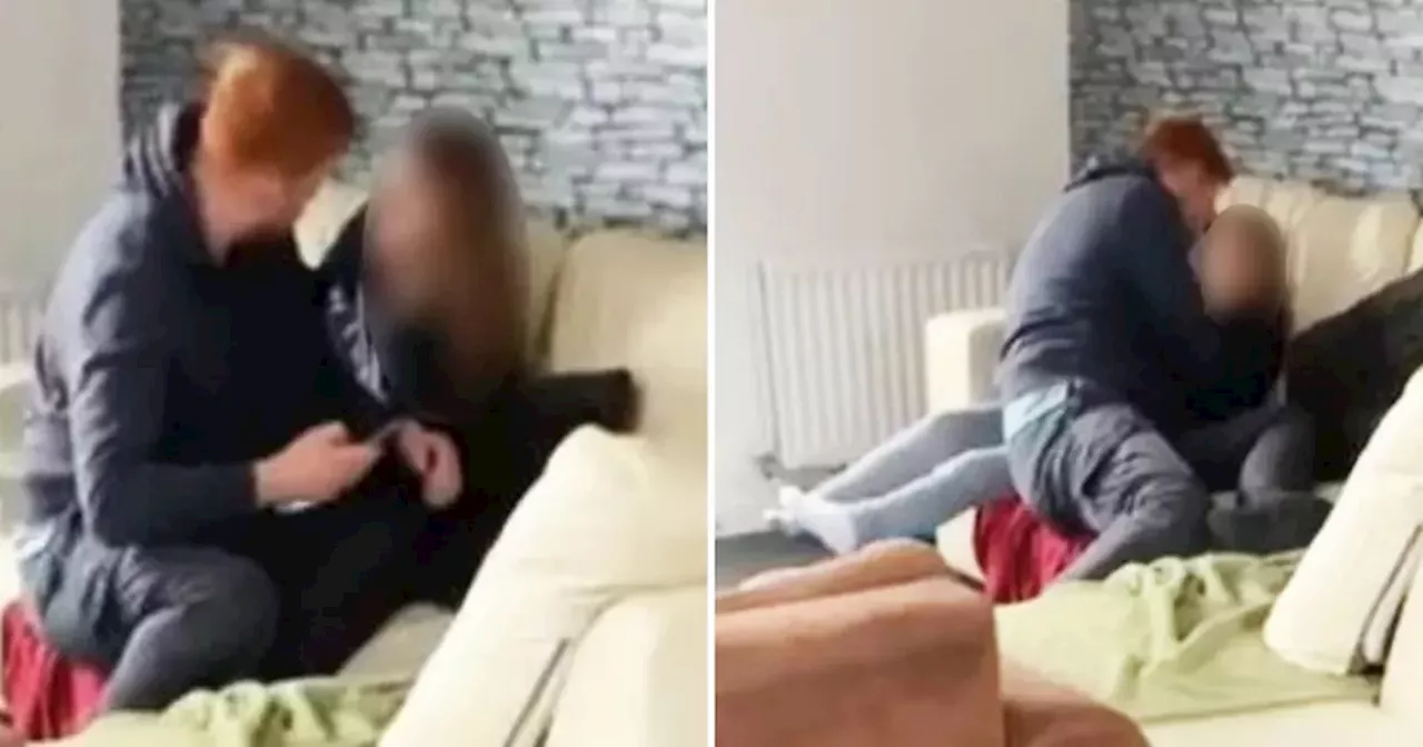 Shocking Moment 'Carer' Restrains Vulnerable Woman by Sitting on Her and Screaming