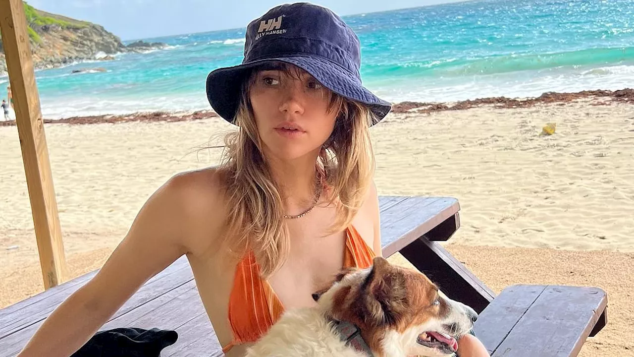 Suki Waterhouse Flaunts Bikini Body on Beach Amidst Secret Caribbean Wedding Rumors