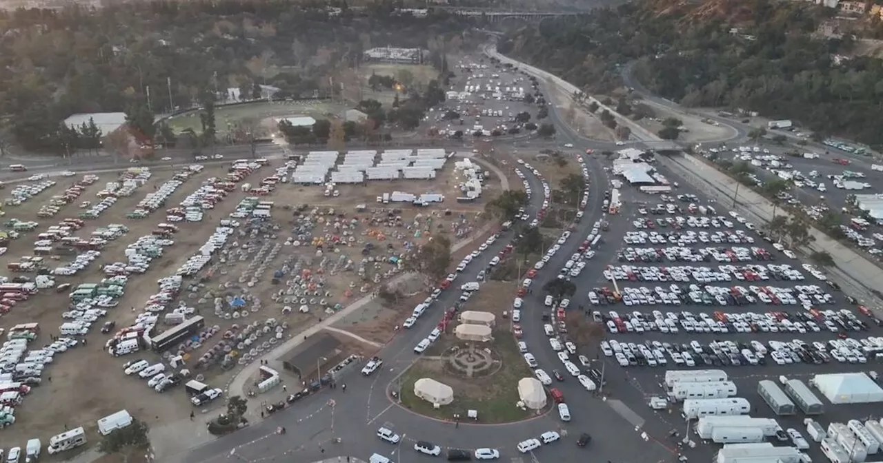 Rose Bowl Transforms Into Wildfire Refuge Amid Southern California Crisis