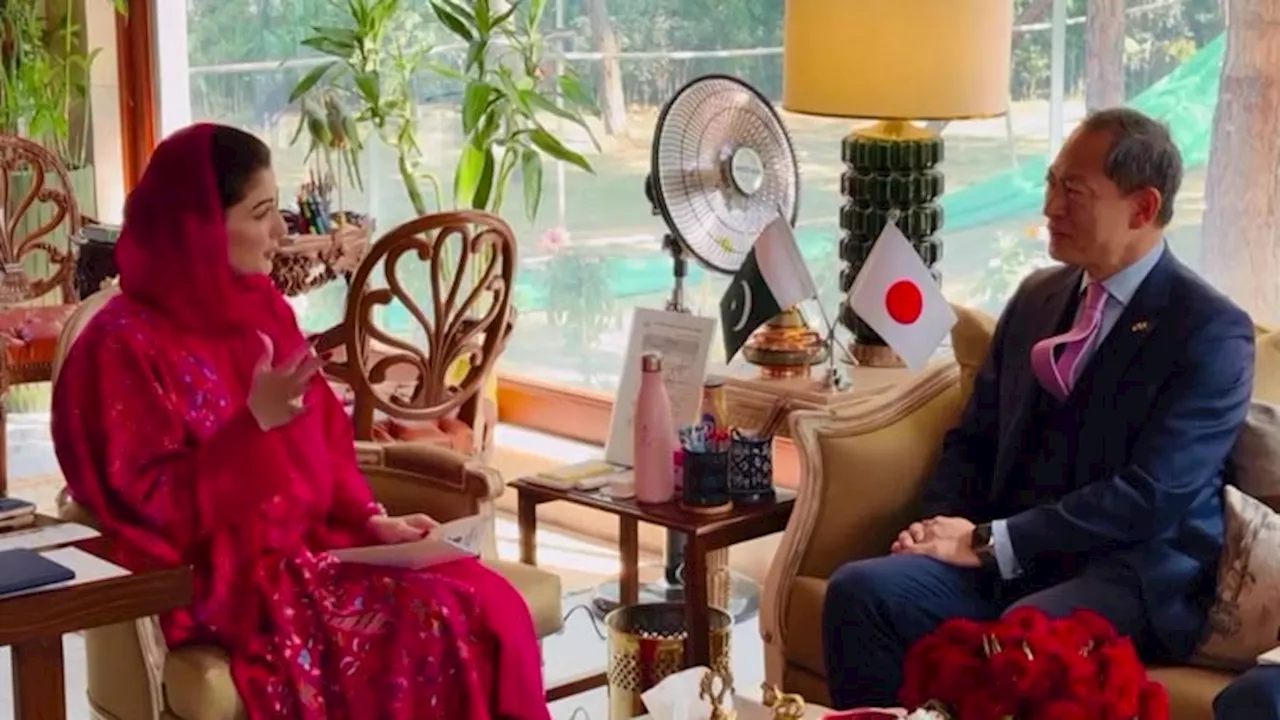 Maryam Nawaz meets Japanese ambassador to discuss bilateral cooperation