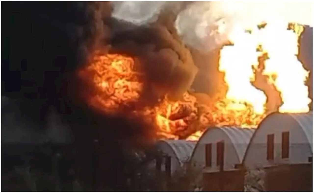 Explota poliducto de combustible dentro de bodega en Tepeji del Río, Hidalgo; bombero del Edomex fallece cuando acudía a brindar ayuda