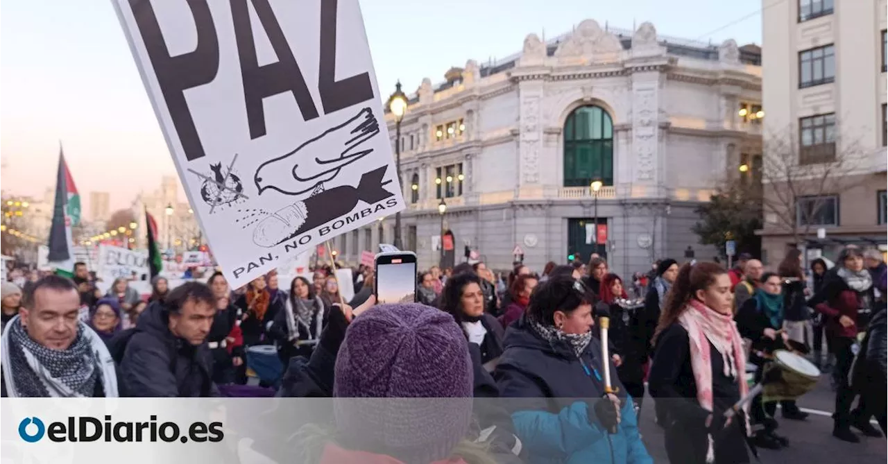 Cientos de personas se manifiestan en Madrid ante el alto al fuego en Palestina: “Que Israel pague por lo que ha hecho”