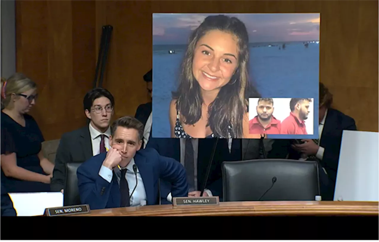 Hawley Grills Migrant Rights Activist Over Downplaying of Laken Riley Murder, Calling Migrant Crime 'Real Issue'