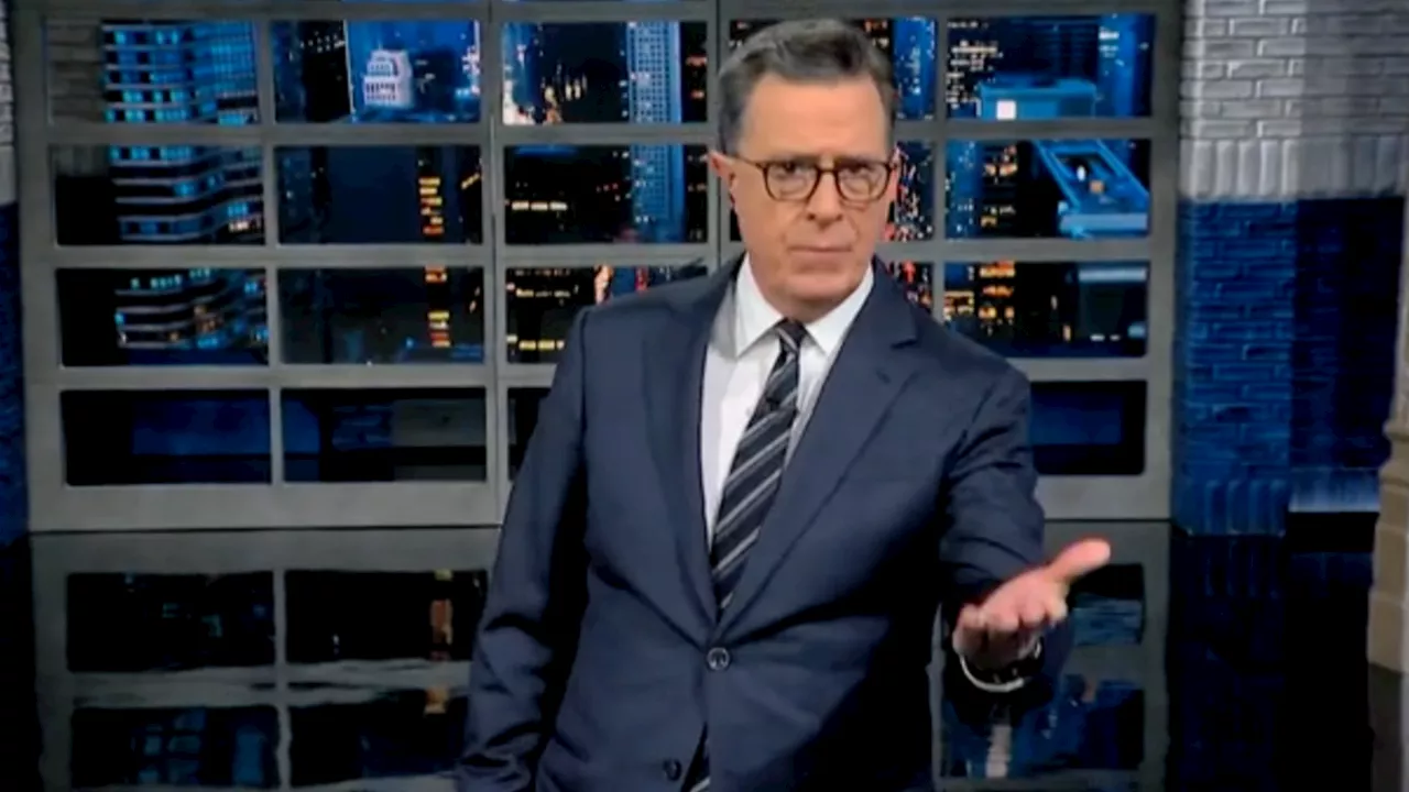 Stephen Colbert Bids Farewell to Biden Presidency on 'The Late Show'