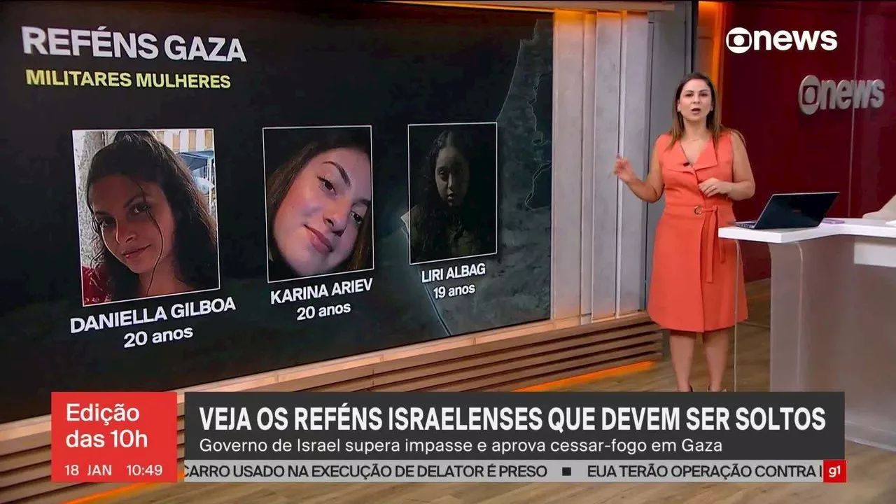 Cessar-fogo em Gaza começa na manhã de domingo