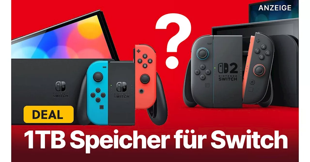 MediaMarkt-Sale: 1TB Speicherkarte für Nintendo Switch zu 70% reduziert