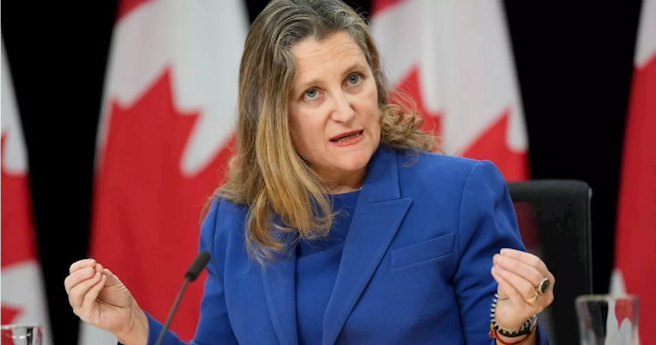 Freeland Enters Liberal Leadership Race, Vows to 'Fight for Canadians'