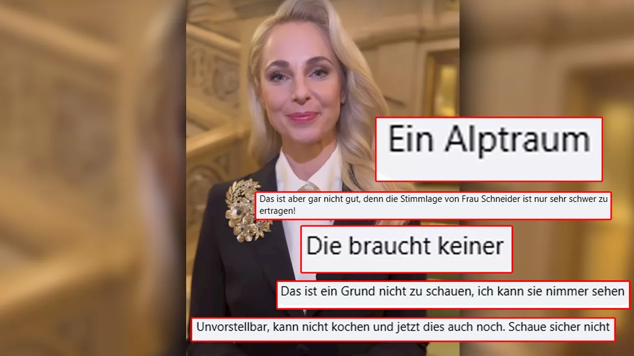 Hass im Netz gegen Opernball-Moderatorin Silvia Schneider