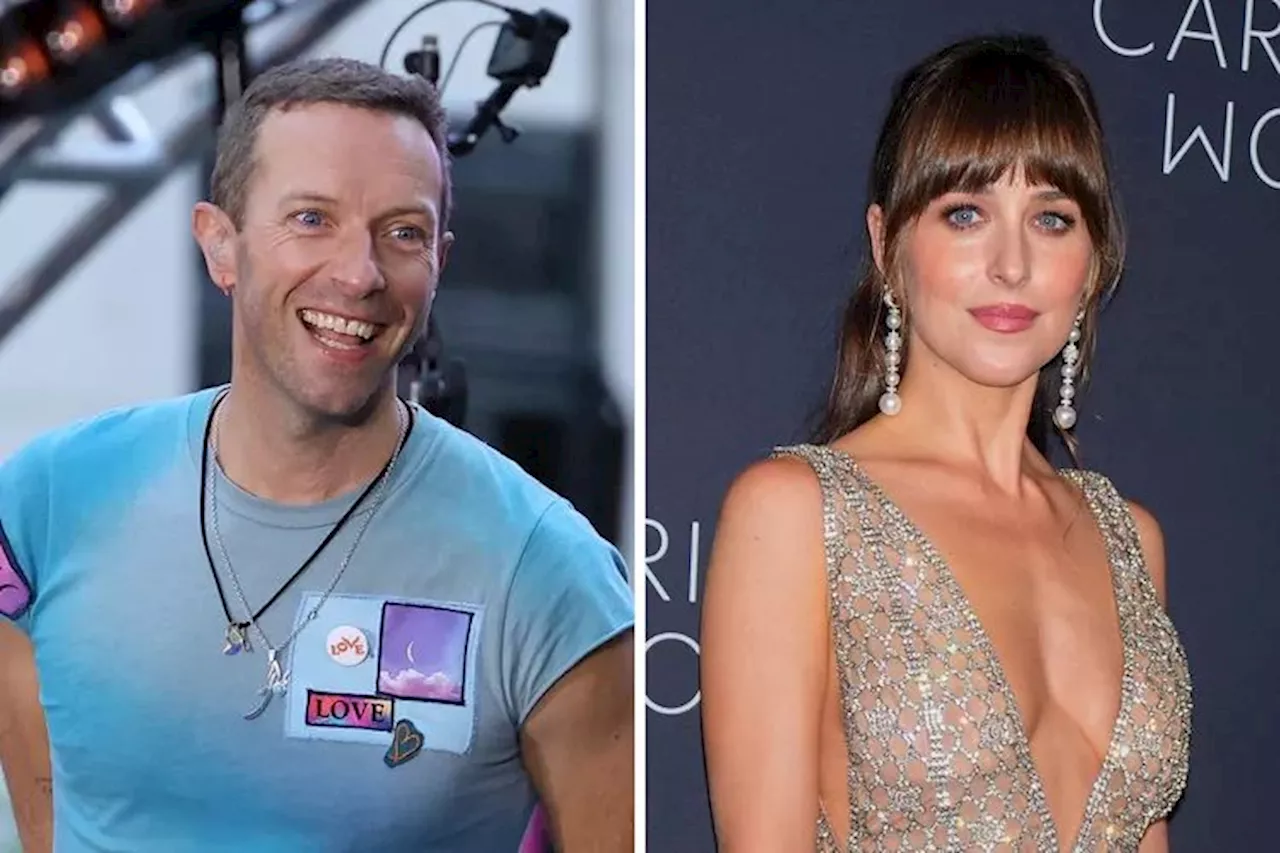 Dakota Johnson and Chris Martin Showed Sweet PDA During a Rare Date Night in India