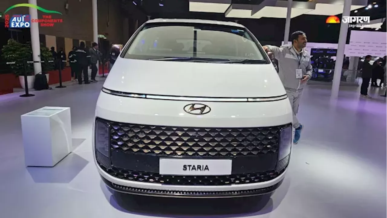 Hyundai Staria MPV ऑटो एक्सपो 2025 में लॉन्च, 11 लोगों की बैठने की क्षमता