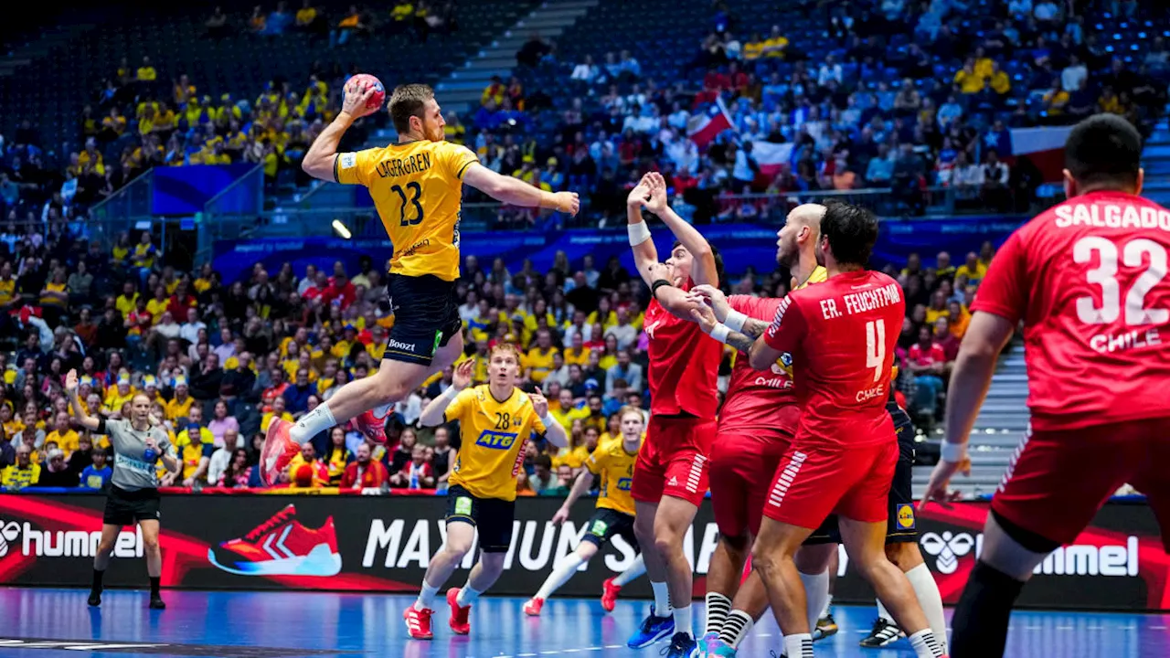 Handball-WM: Schweden feiert nächstes Torfestival gegen Chile und löst Hauptrunden-Ticket