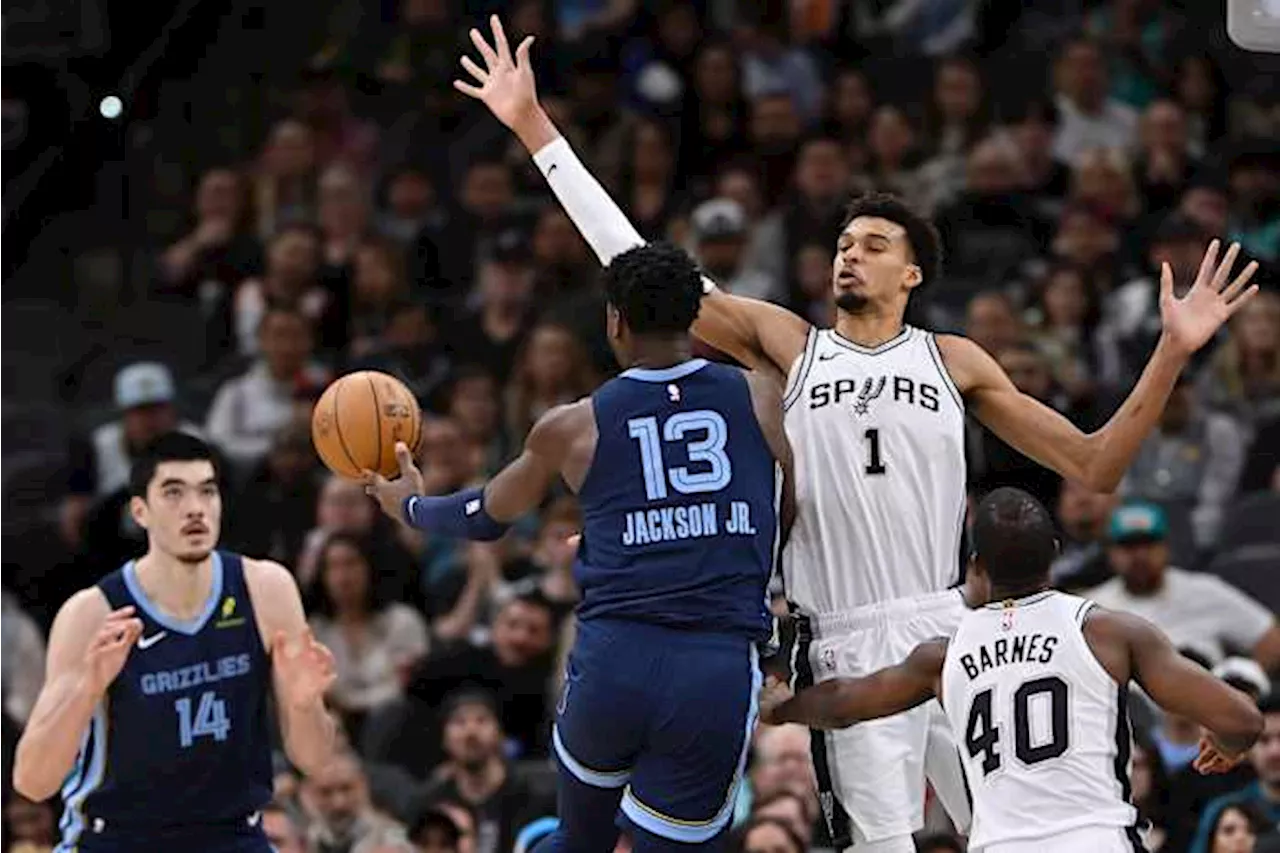 Without injured Morant, the Grizzlies hand the Spurs their largest loss of the season, 140-112