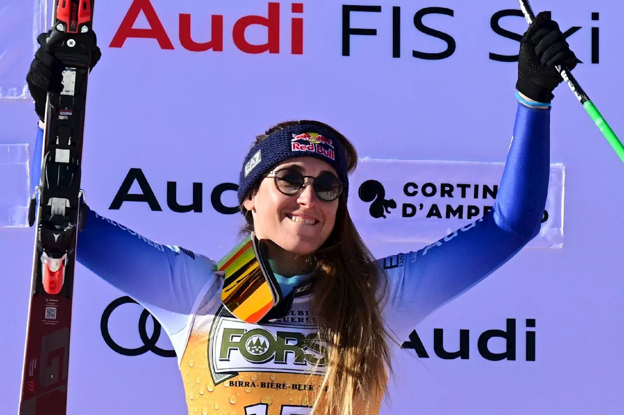 Ski: Goggia reine dans son royaume de Cortina, Vonn détrônée