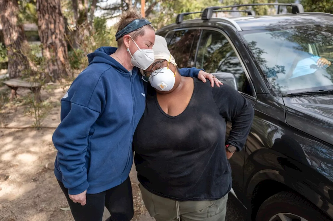 Altadena Neighbors Return Home After Eaton Fire