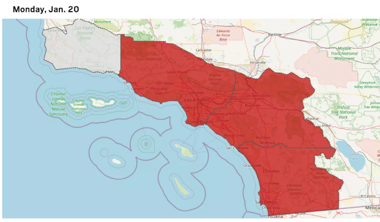 Santa Ana Winds Expected to Bring Critical Fire Risk to Southern California