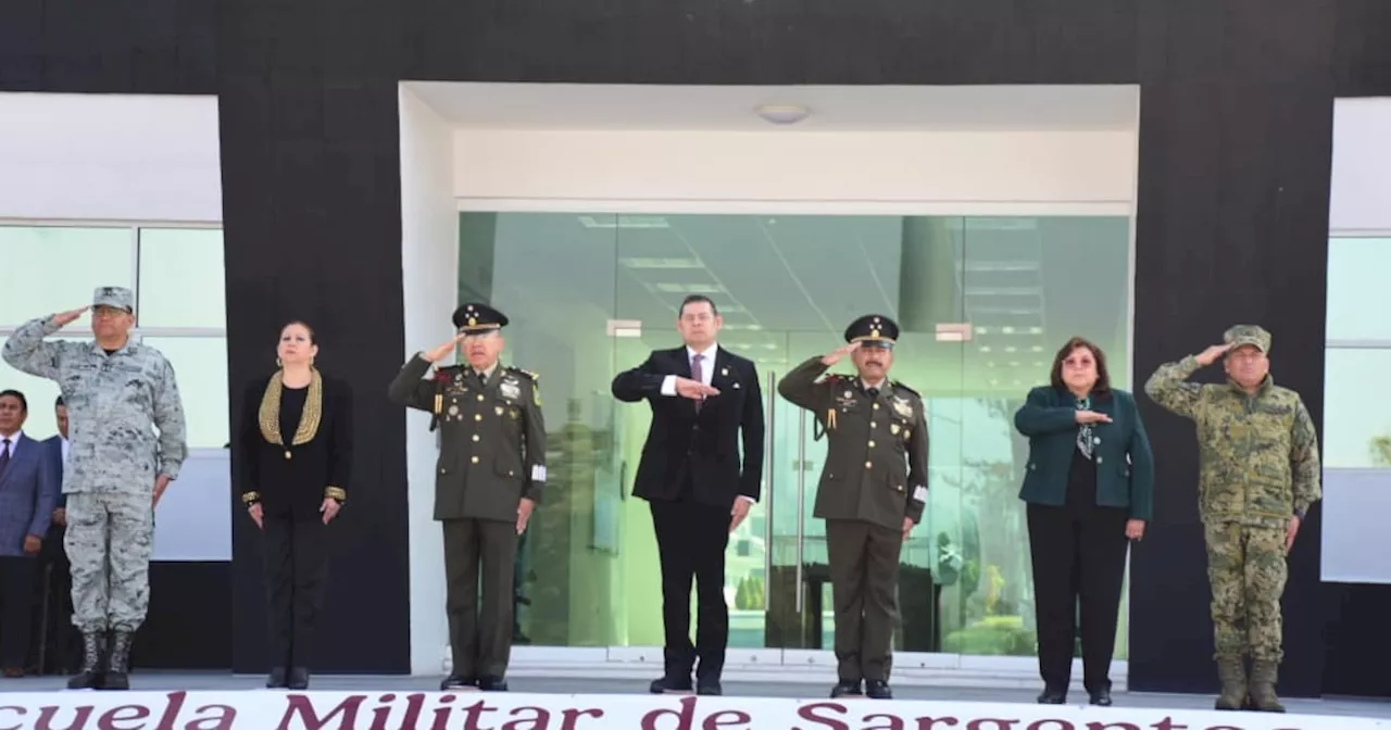 Gobernador de Puebla asiste a la toma de protesta del nuevo comandante de la 25/A Zona Militar