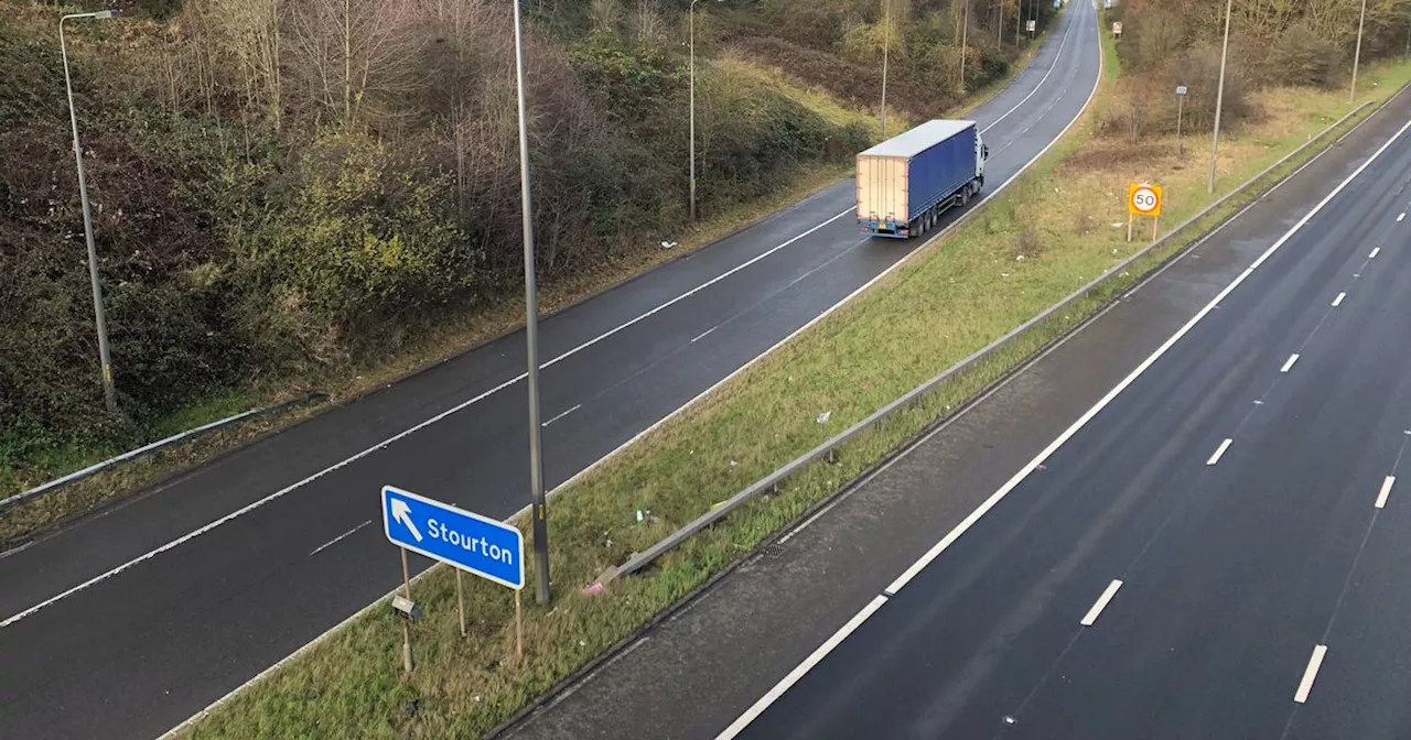 M621 crash live updates as accident causes road closure