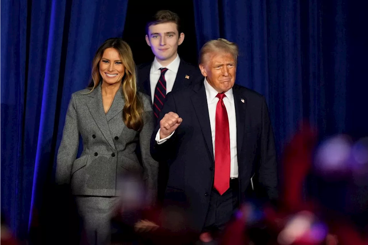 Trump's family circle has a different look as he returns to the White House