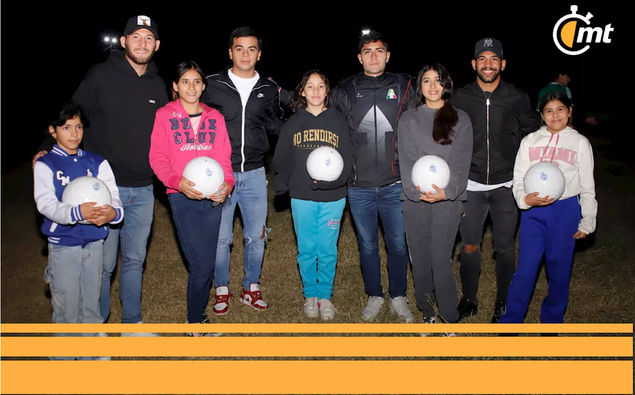 Real Apodaca regala balones a niños y gana más aficionados en Nuevo León