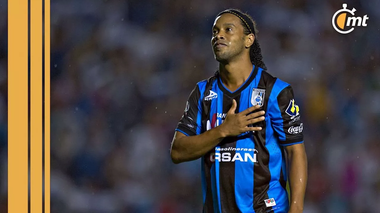 Ronaldinho rompe internet con un trend que resume su carrera; recuerda al Querétaro