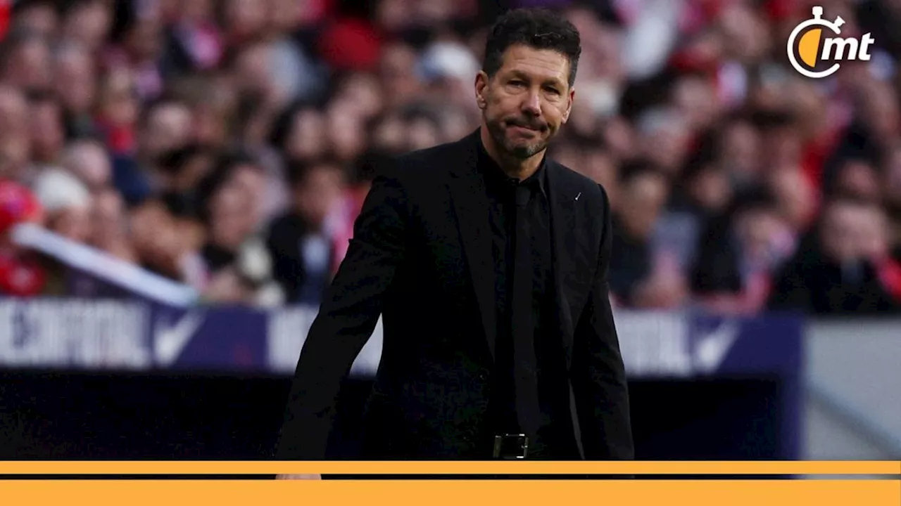 Simeone: Las controversias son habituales y el Atlético sigue liderando