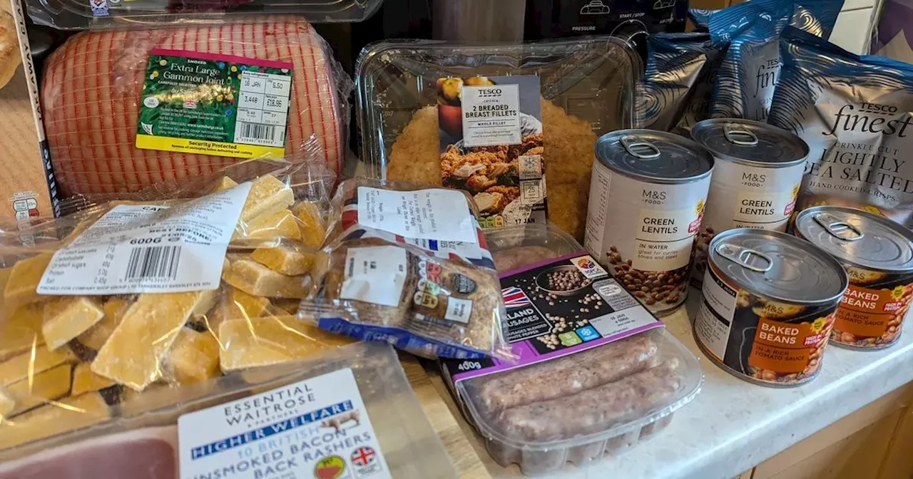 I shopped at the food warehouse selling M&S, Morrisons, Sainsbury's and more