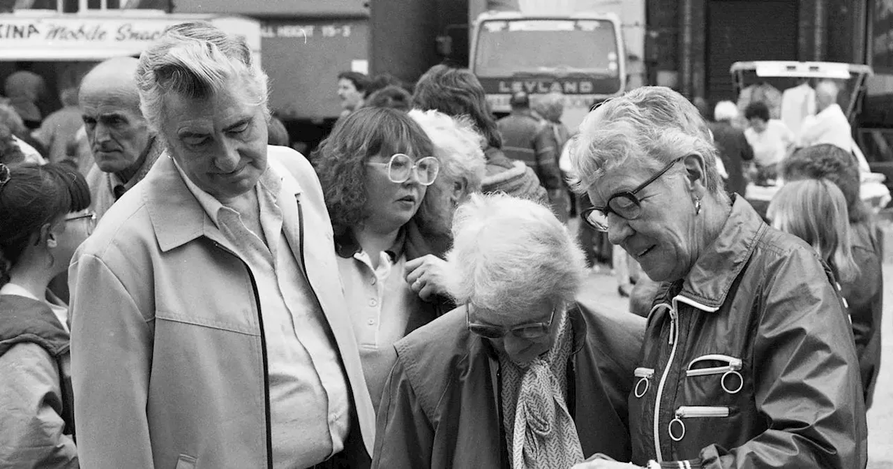 In pictures: Bargain hunters at a 1990s Greater Manchester car boot sale