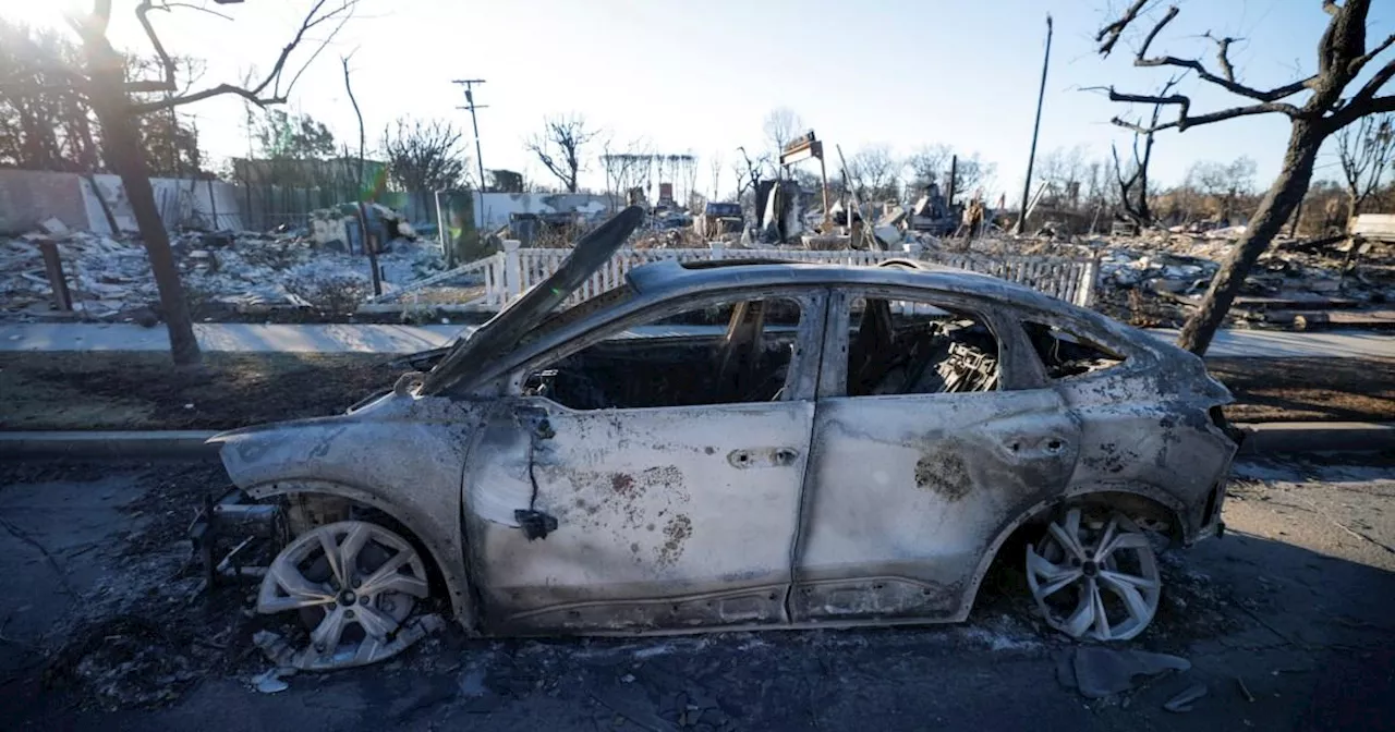 Burning Teslas Delay Wildfire Cleanup in LA as Toxic Fumes Cloud Recovery