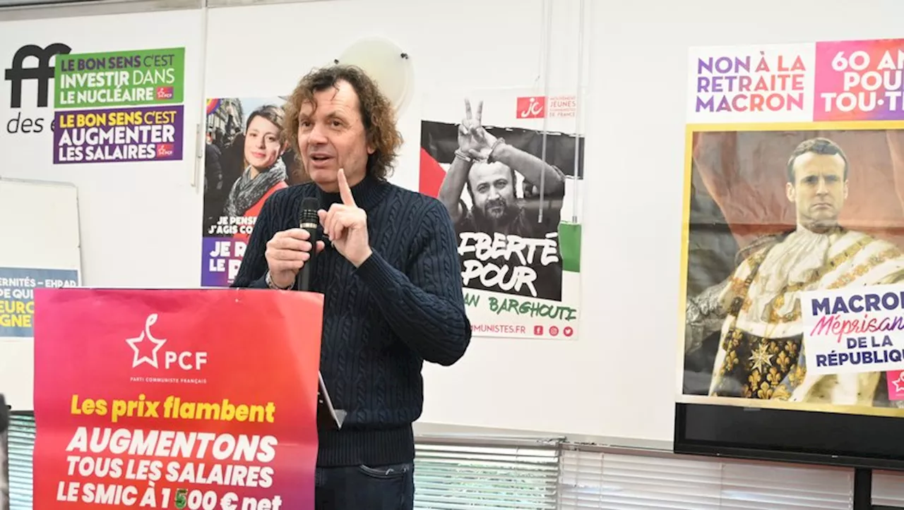 Elian Cellier passe à l’offensive lors des vœux de la section Gard rhodanien du Parti communiste à Bagnols-sur