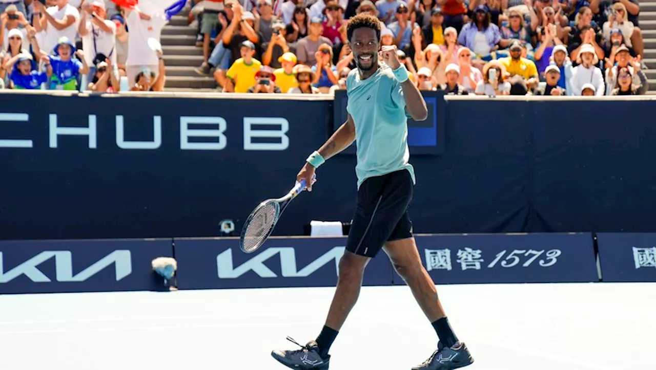 Gaël Monfils s'impose en huitièmes de finale de l'Open d'Australie après un exploit face à Taylor Fritz