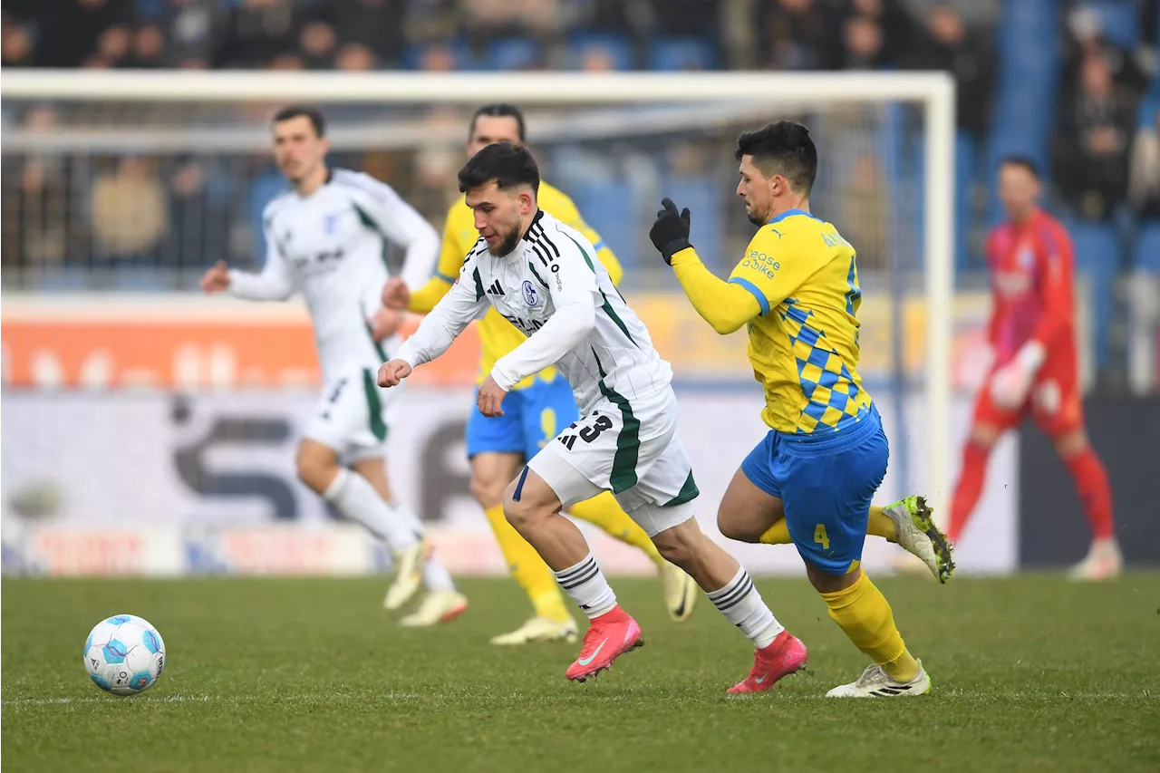 Kein Sieg beim Spiel zwischen Eintracht Braunschweig und Schalke 04