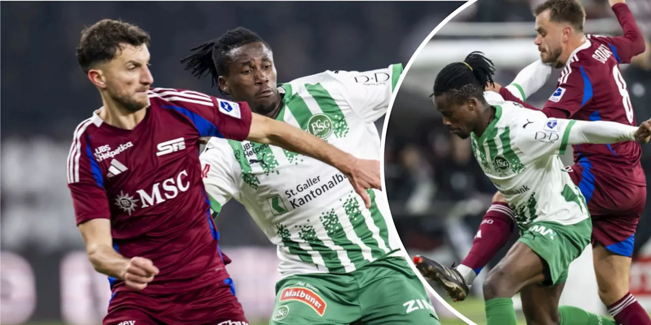 Servette und FC St.Gallen trennen sich unentschieden