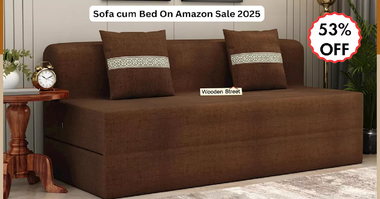 Amazon Republic Day Sale 2025 में ये बेस्ट Sofa Cum Bed 53% के डिस्काउंट पर