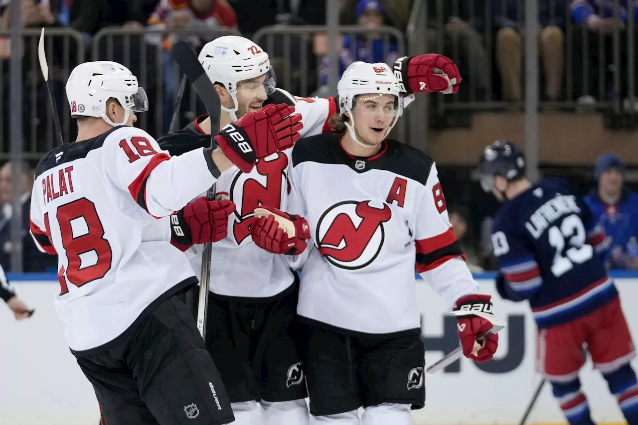 Devils Host Flyers After Hischier's Strong Performance