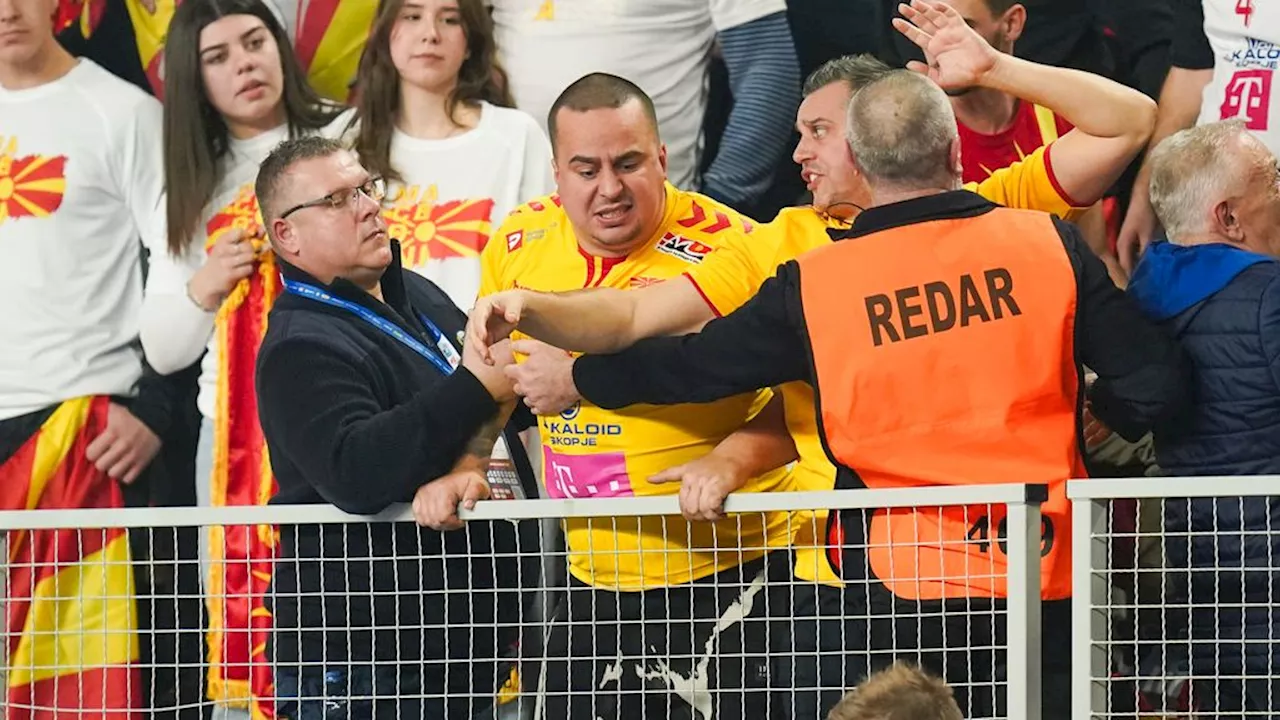 Boete voor Noord-Macedonië na bespugen en bekogelen Nederlandse handballers