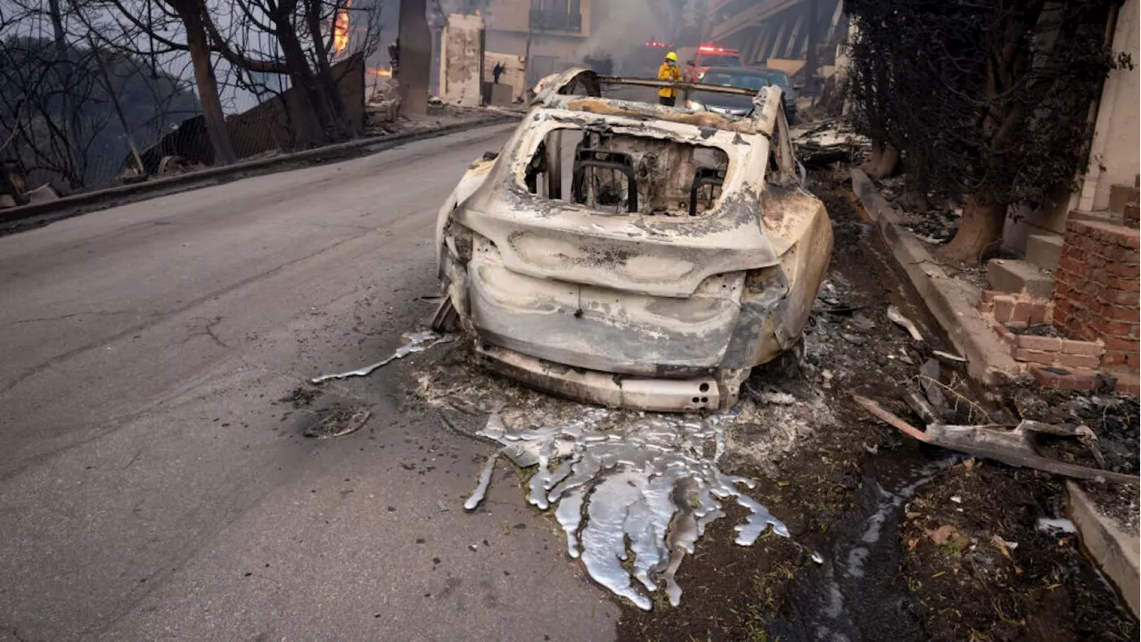 Hazmat crews tackle toxic waste left behind by LA's fires