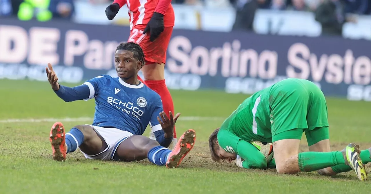 0:2 gegen Cottbus: Arminia vergeigt den Rückrundenstart