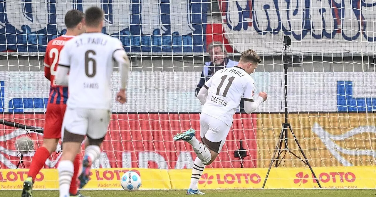 FC St. Pauli setzt sich knapp gegen Heidenheim durch