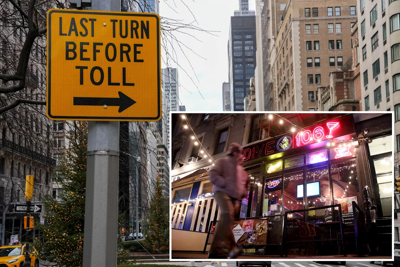 Bars outside NYC congestion pricing zone aim to draw in drinkers: 'You're in luck'