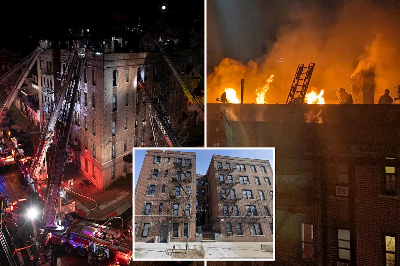 Drug Lab Found Inside Bronx Apartment Building During Four-Alarm Fire