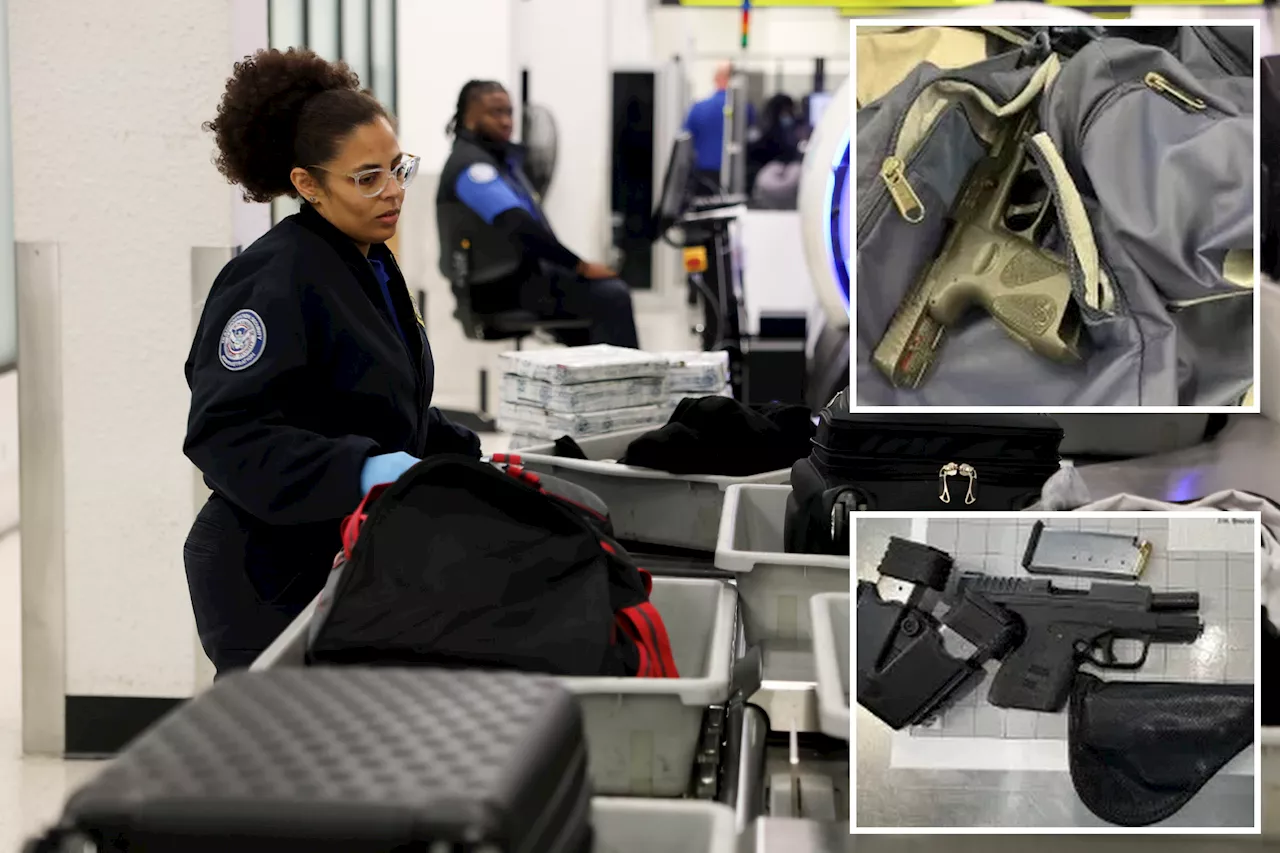 TSA Seizes Over 6,600 Guns at Airport Security Checkpoints in 2024